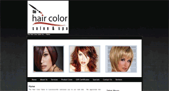 Desktop Screenshot of haircolorsalonspa.com